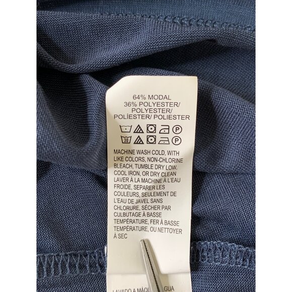 Lucky Brand XL Navy Tie Dress Sandwash NWT - Picture 7 of 11